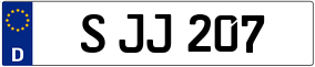Truck License Plate